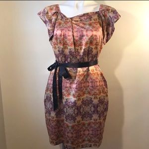 So elegant! Anthropologie Dress, Floral, Cap Sleeves